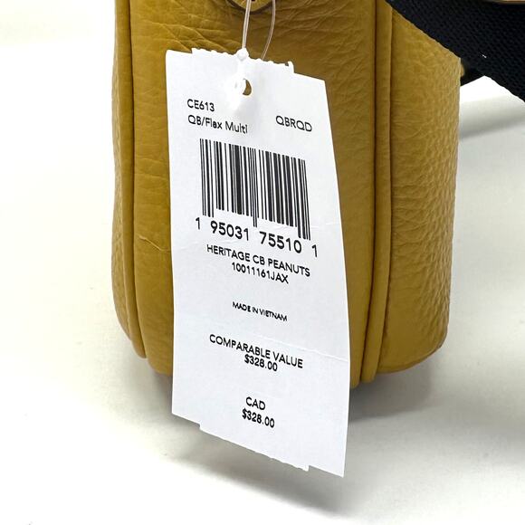 Coach X Peanuts Heritage Crossbody With Snoopy Motif Flax Multi CE613 - Picture 9 of 9